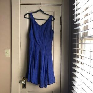 Vintage Blue Swing Dress